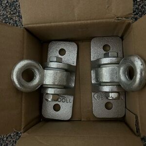 Heavy Duty Silver Swing Hooks